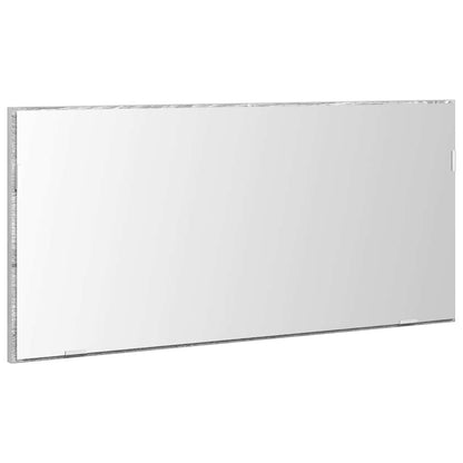 Mirror High grey sonoma 80 x 37 cm Glass and Engineered Wood