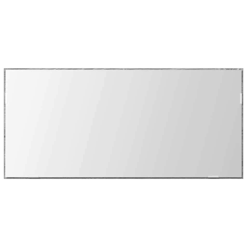 Mirror High grey sonoma 80 x 37 cm Glass and Engineered Wood