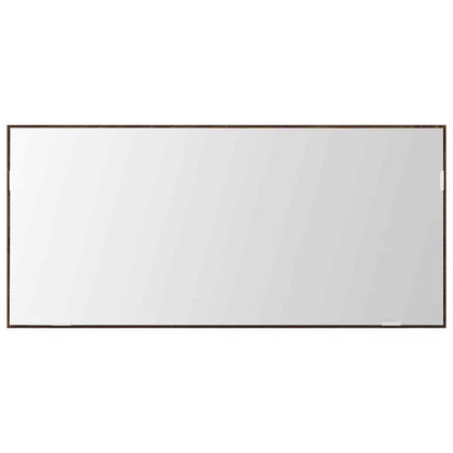 Mirror Brown oak 80 x 37 cm Glass and Engineered Wood
