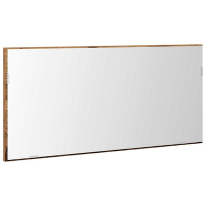Mirror Old wood 80 x 37 cm Glass and Engineered Wood