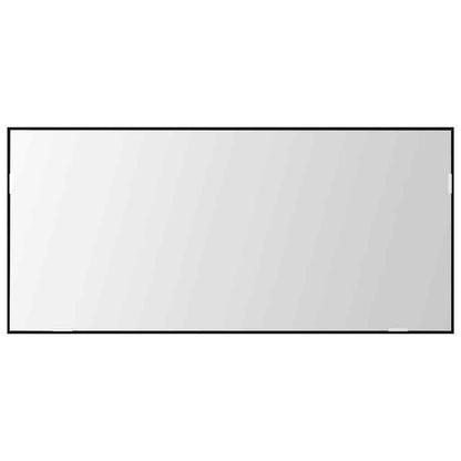 Mirror Black oak 80 x 37 cm Glass and Engineered Wood