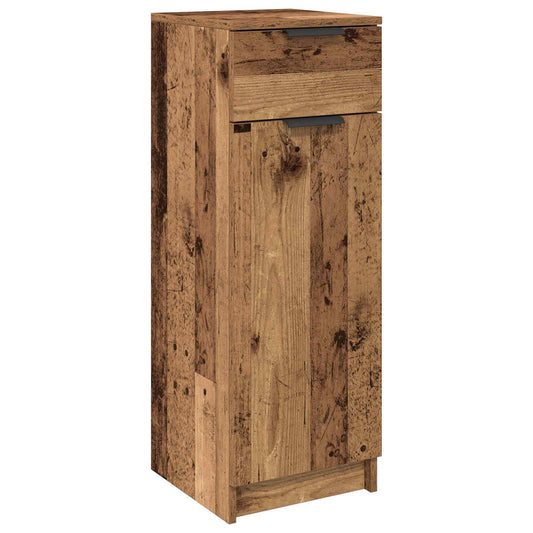 Bathroom Cabinet Old wood 32 x 34 x 90 cm Engineered wood