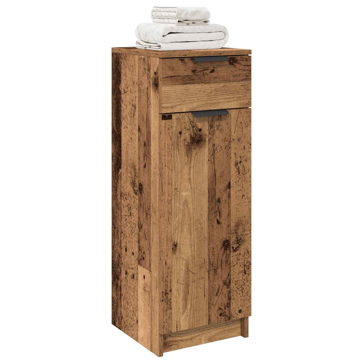 Bathroom Cabinet Old wood 32 x 34 x 90 cm Engineered wood