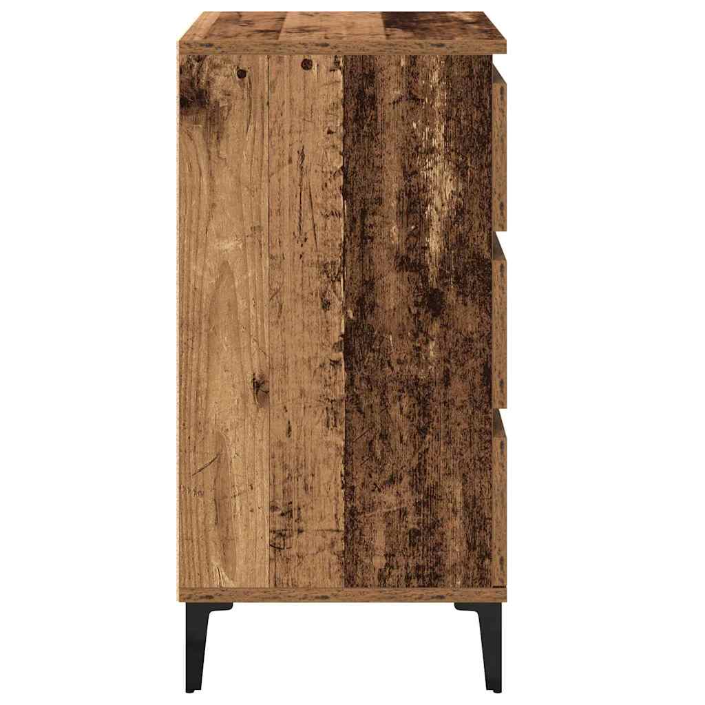 Bedside Cabinet Old Wood 45 x 35 x 44 cm Engineered Wood