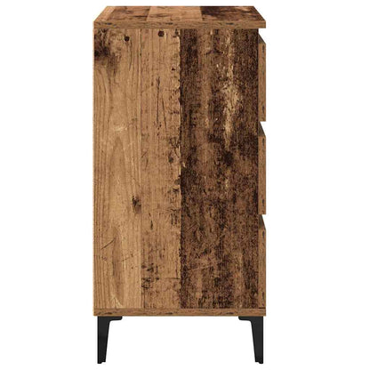 Bedside Cabinet Old Wood 45 x 35 x 44 cm Engineered Wood