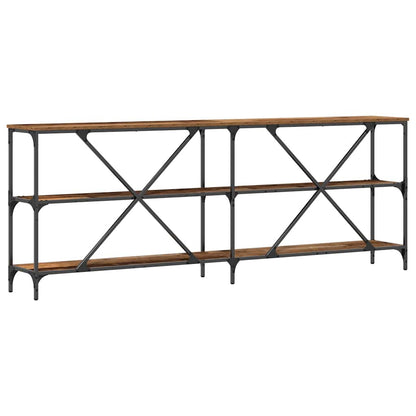Console Table with Shelf Other Old Wood 200 x 30 x 75 cm