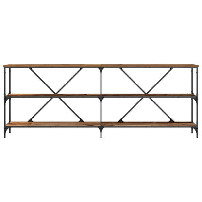 Console Table with Shelf Other Old Wood 200 x 30 x 75 cm
