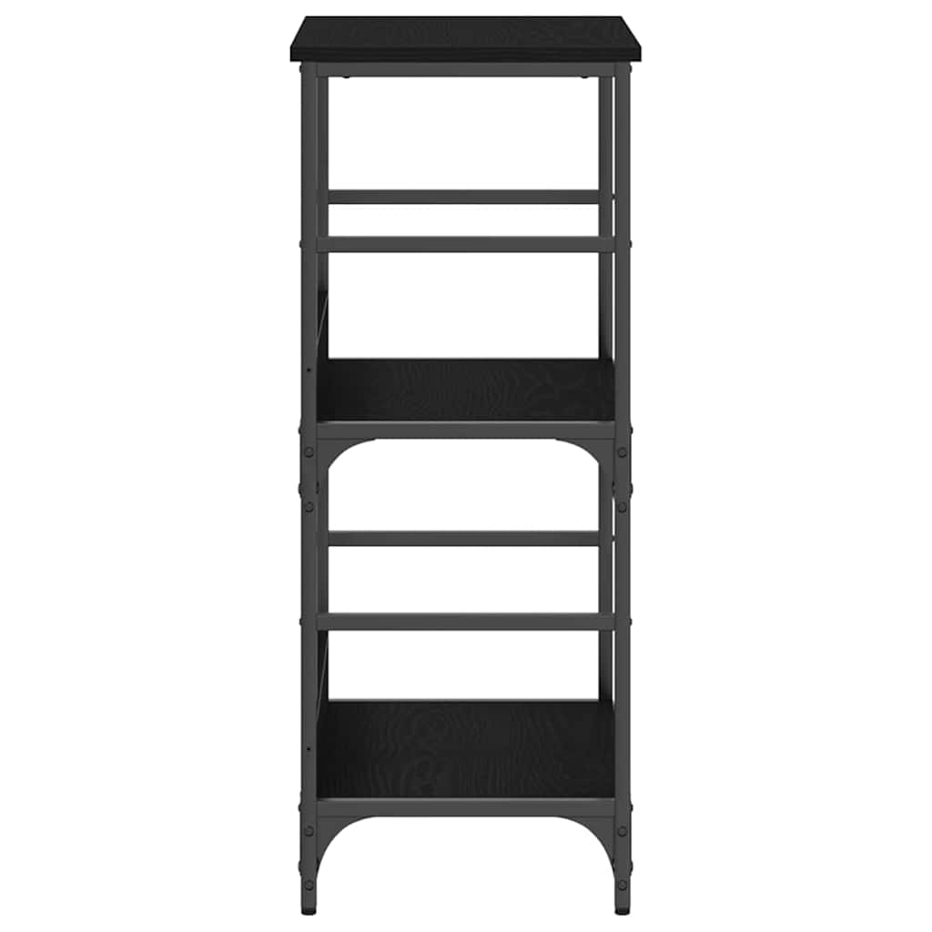 Bookshelf Black Oak 50 x 33 x 82 cm Engineered Wood