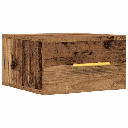 Bedside Cabinet Old Wood 35 x 35 x 20 cm Engineered Wood