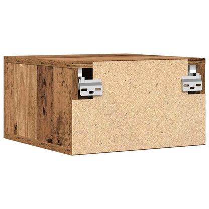 Bedside Cabinet Old Wood 35 x 35 x 20 cm Engineered Wood