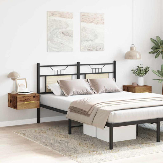 Bedside Cabinet 2 pcs Old wood 35 x 35 x 20 cm Engineered Wood