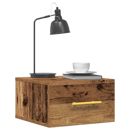 Bedside Cabinet 2 pcs Old wood 35 x 35 x 20 cm Engineered Wood