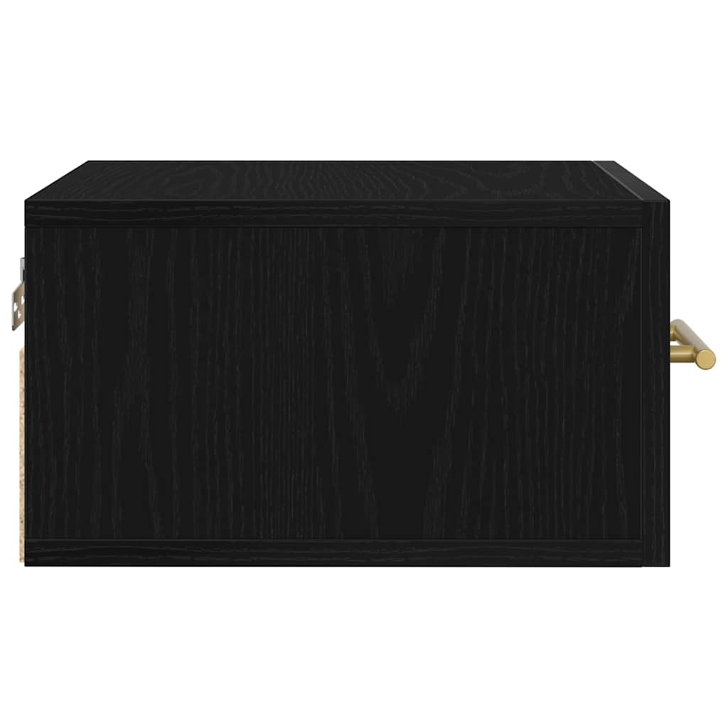 Bedside Cabinet 2 pcs Black oak 35 x 35 x 20 cm Engineered Wood