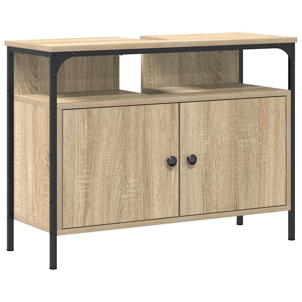 Bathroom Sink Cabinet Brown 80 x 30 x 60 cm Engineered wood