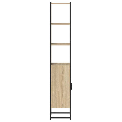 Bathroom Cabinet Sonoma 33 x 33 x 185.5 cm Engineered Wood