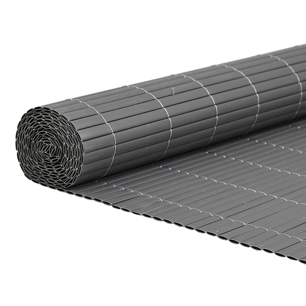 Garden Fence Double-Sided Grey 1,8x3 m PVC