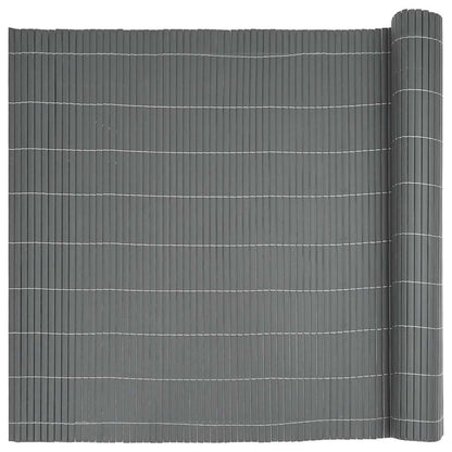 Garden Fence Double-Sided Grey 1,8x3 m PVC
