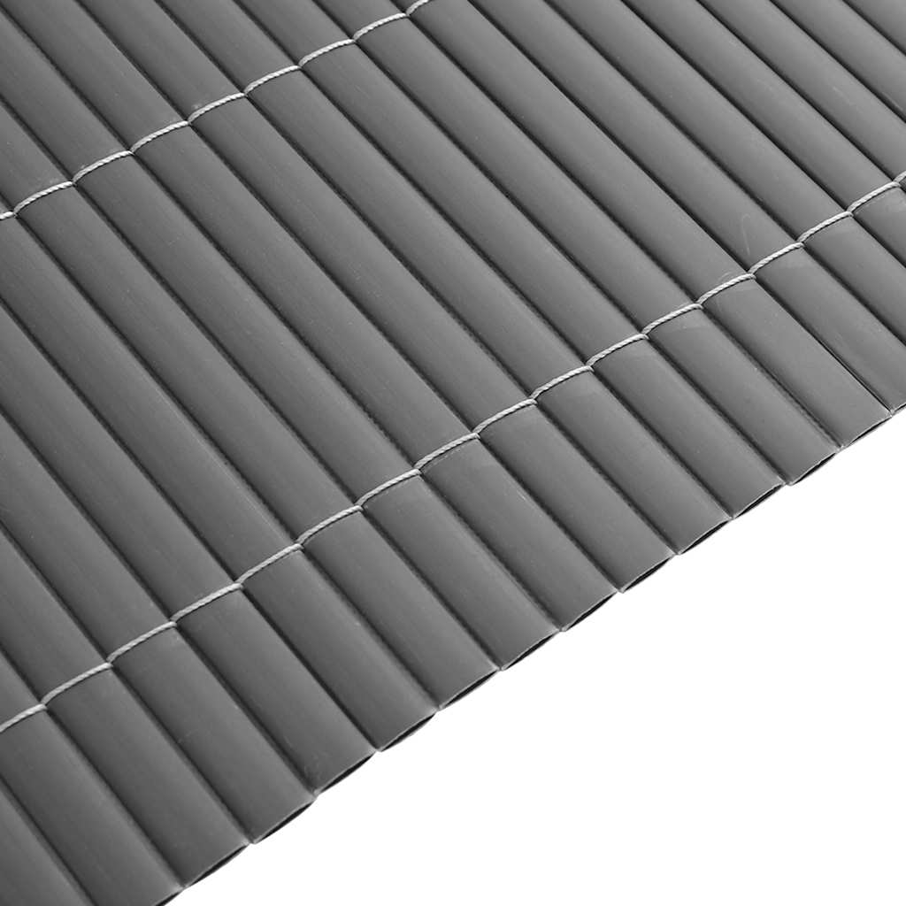 Garden Fence Double-Sided Grey 1,8x3 m PVC