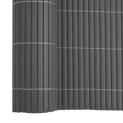 Garden Fence Double-Sided Grey 1,8x3 m PVC