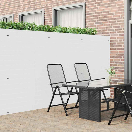 Garden Fence Double-Sided White 1.8x5 m PVC
