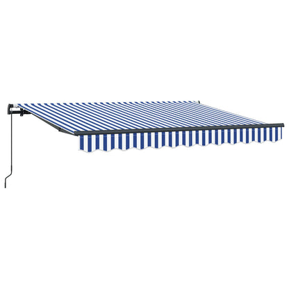Retractable Awning Blue 250 x 200 cm Fabric