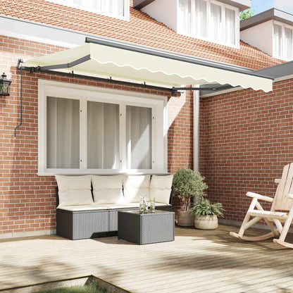 Retractable Awning Cream 250 x 200 cm Fabric