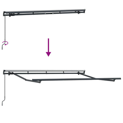 Retractable Awning Cream 250 x 200 cm Fabric