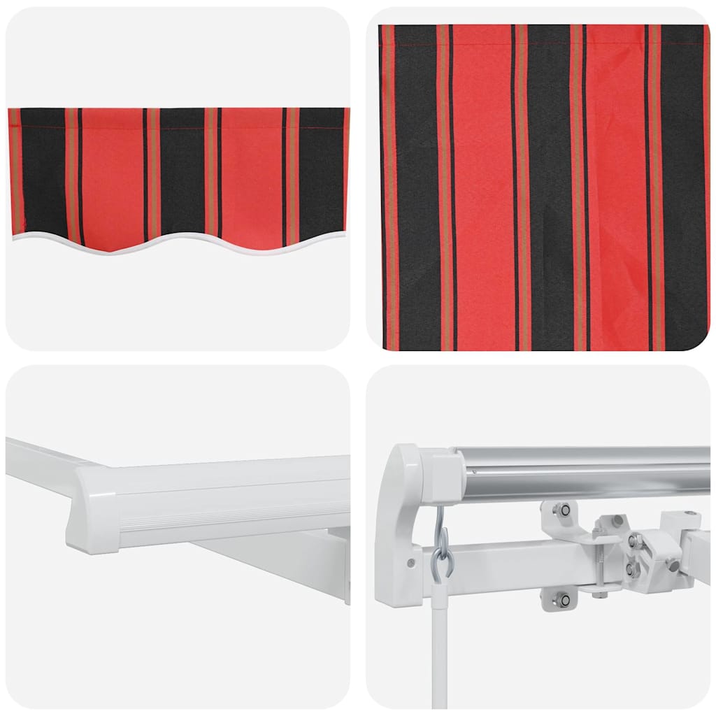 Retractable Awning Orange 250 x 200 cm Fabric
