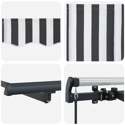 Retractable Awning Anthracite 250 x 200 cm Fabric