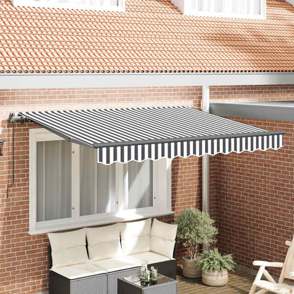 Retractable Awning Anthracite 250 x 200 cm Fabric
