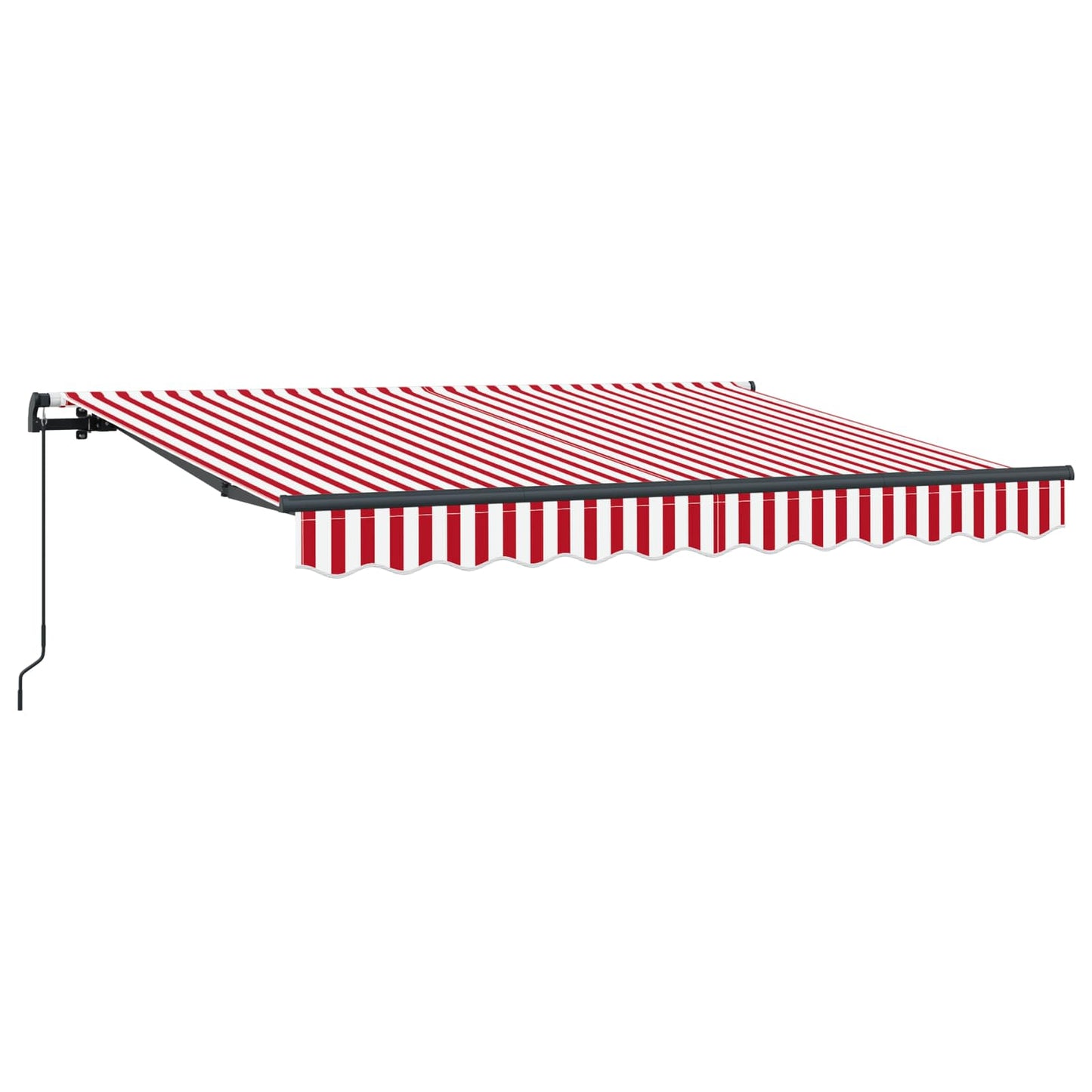 Retractable Awning Red 250 x 200 cm Fabric