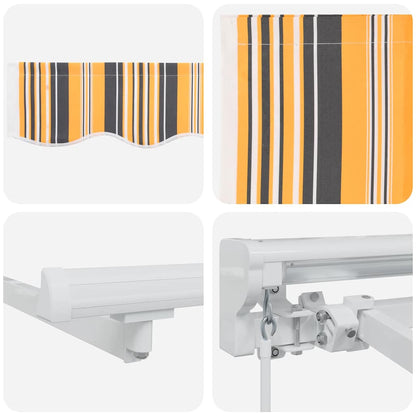 Awning Frame Yellow and Grey 250 x 200 cm