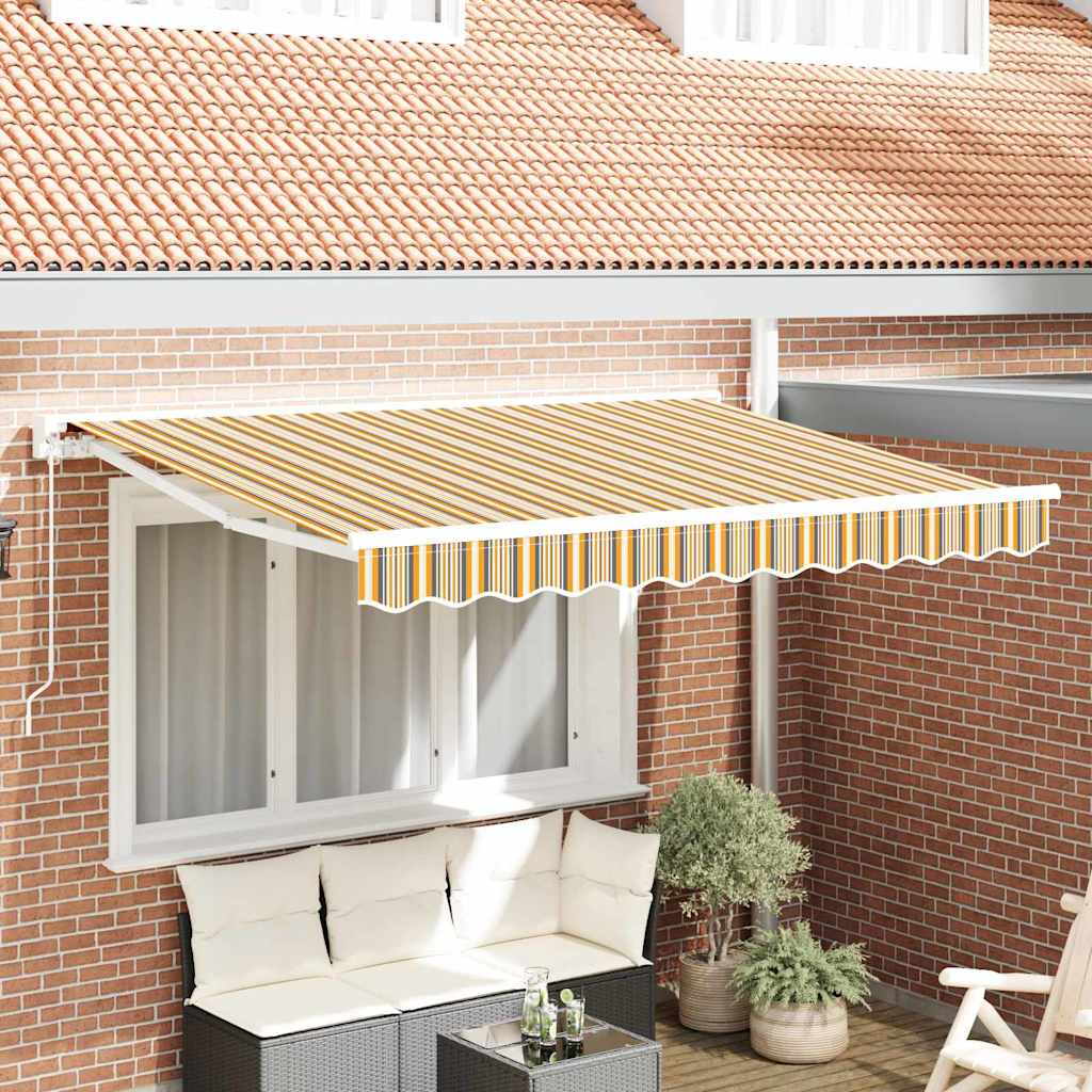 Awning Frame Yellow and Grey 250 x 200 cm