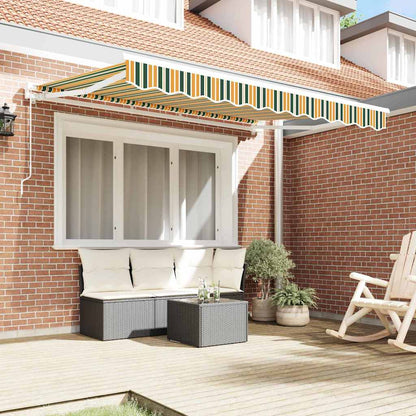 Awning Frame Green and Yellow 250 x 200 cm