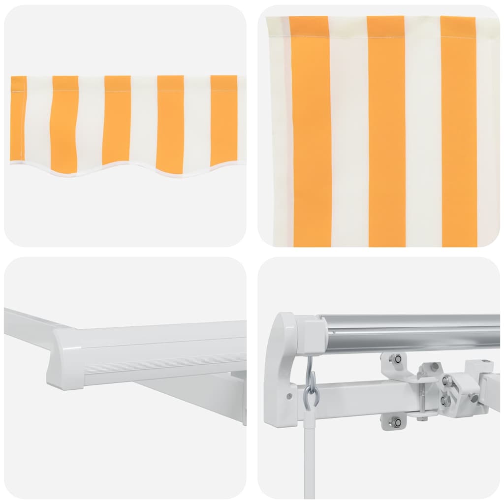 Retractable Awning Yellow 300 x 200 cm Fabric