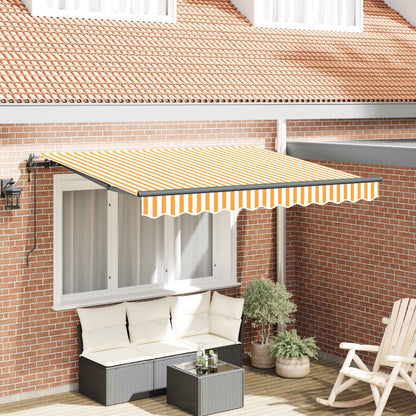 Retractable Awning Yellow 300 x 200 cm Fabric