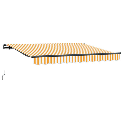 Retractable Awning Yellow 300 x 200 cm Fabric