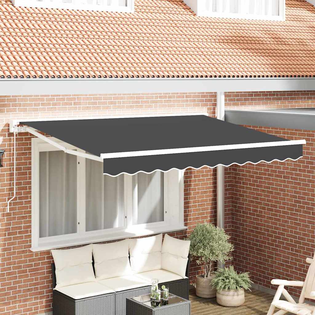 Awning Frame Anthracite 300 x 200 cm Polyester with PU coating