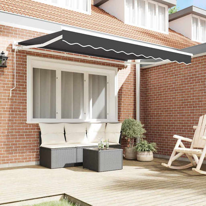 Awning Frame Anthracite 300 x 200 cm Polyester with PU coating