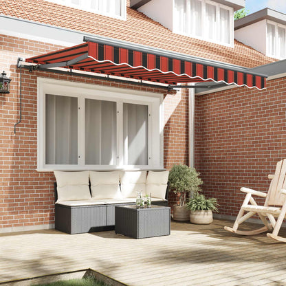 Retractable Awning Orange 300 x 200 cm Fabric