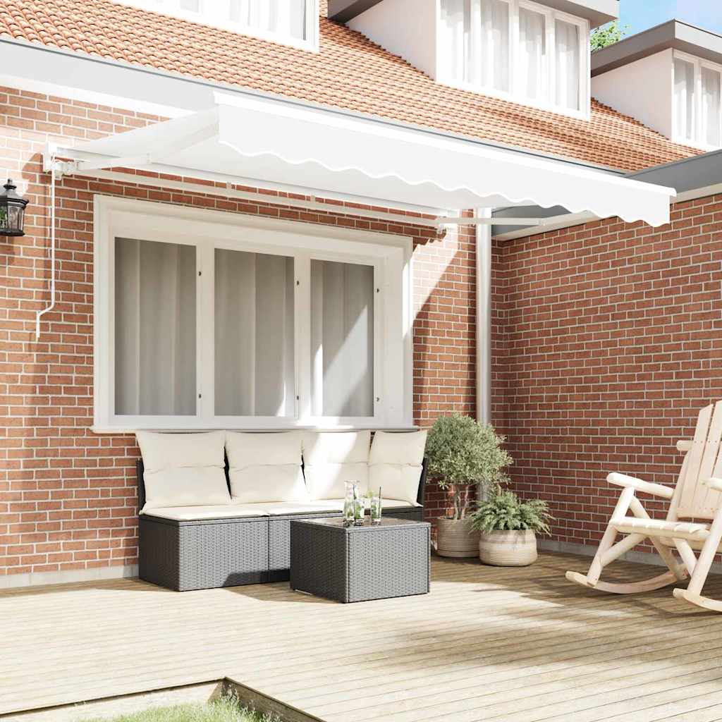 Awning Frame White 300 x 200 cm Polyester with PU coating