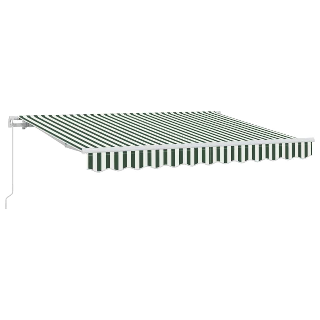 Retractable Awning Green 300 x 200 cm Fabric
