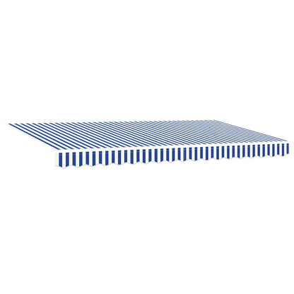 Retractable Awning Blue 350 x 200 cm Fabric