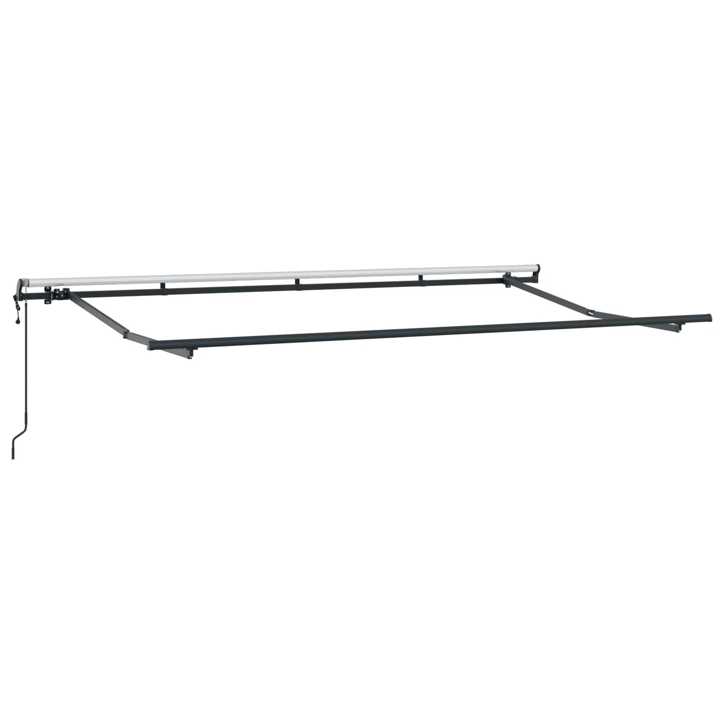 Retractable Awning Retractable Blue and White 350 x 200 cm