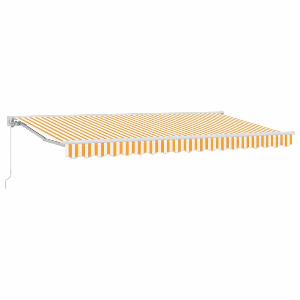 Awning Frame Yellow and White 350 x 200 cm