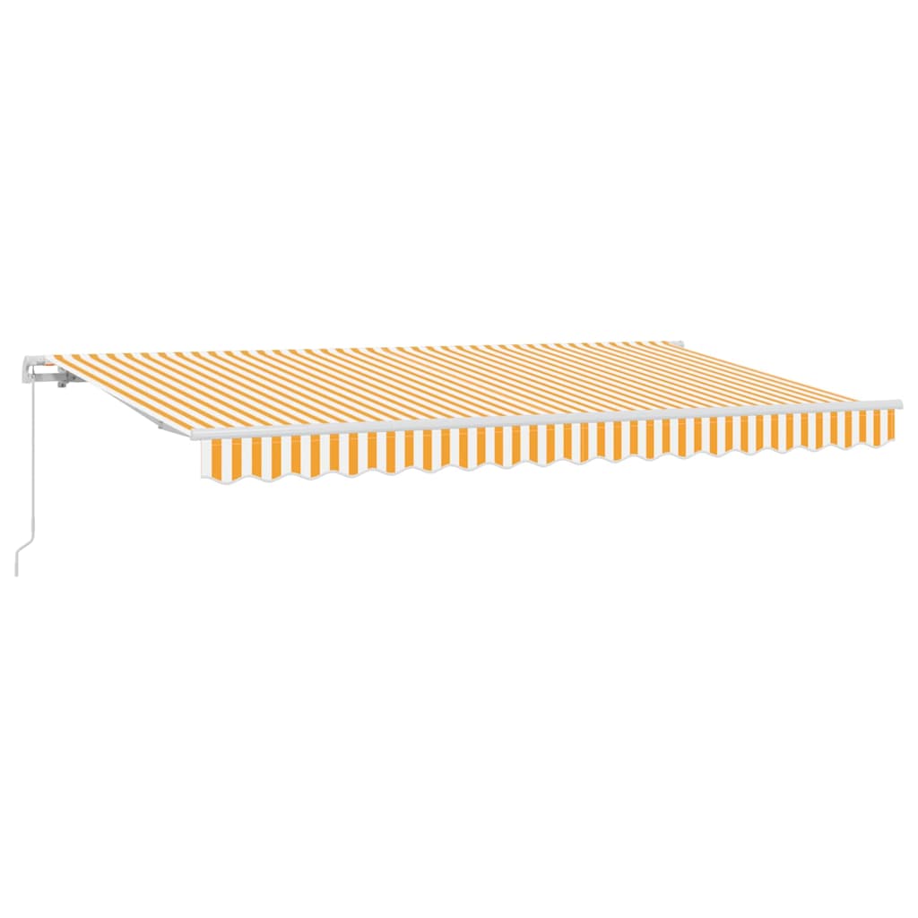 Retractable Awning Yellow 350 x 200 cm Fabric