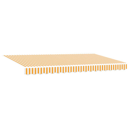 Retractable Awning Yellow 350 x 200 cm Fabric