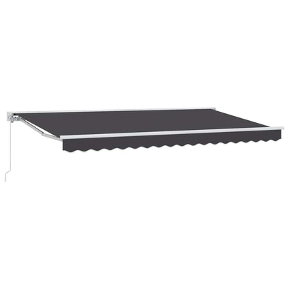 Awning Frame Anthracite 350 x 200 cm Polyester with PU coating