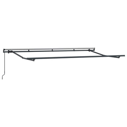 Retractable Awning Anthracite 350 x 200 cm Fabric