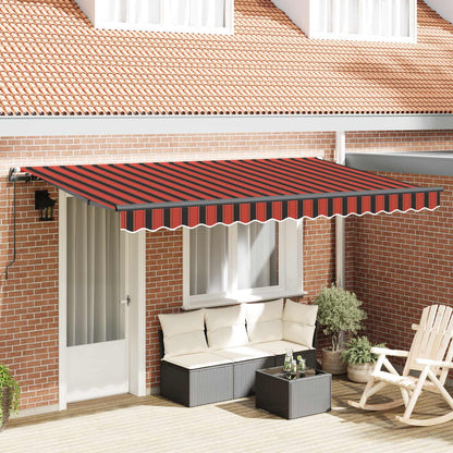 Retractable Awning Orange 350 x 200 cm Fabric